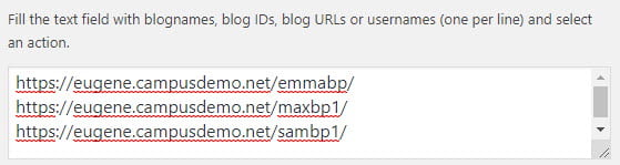 Add blog URLs